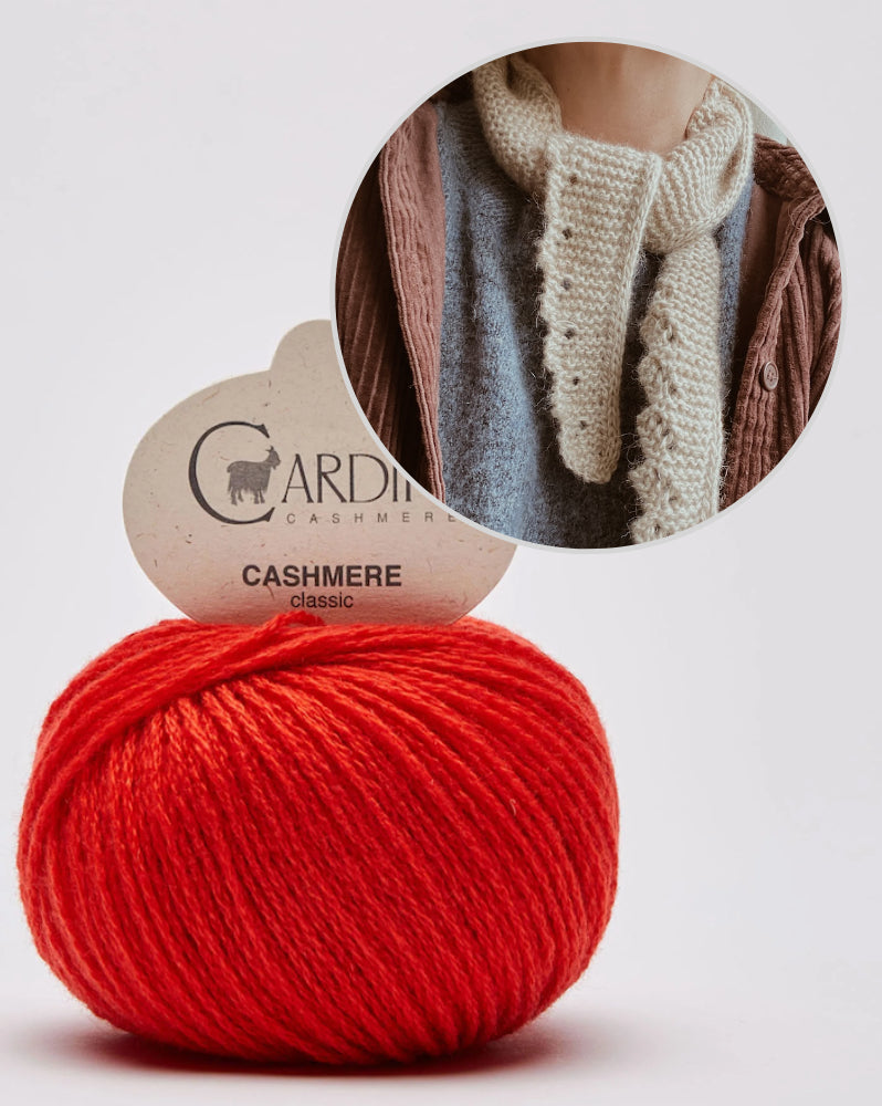 Nova Scarf von Rikke Ørum mit Classic Cashmere von Cardiff 1