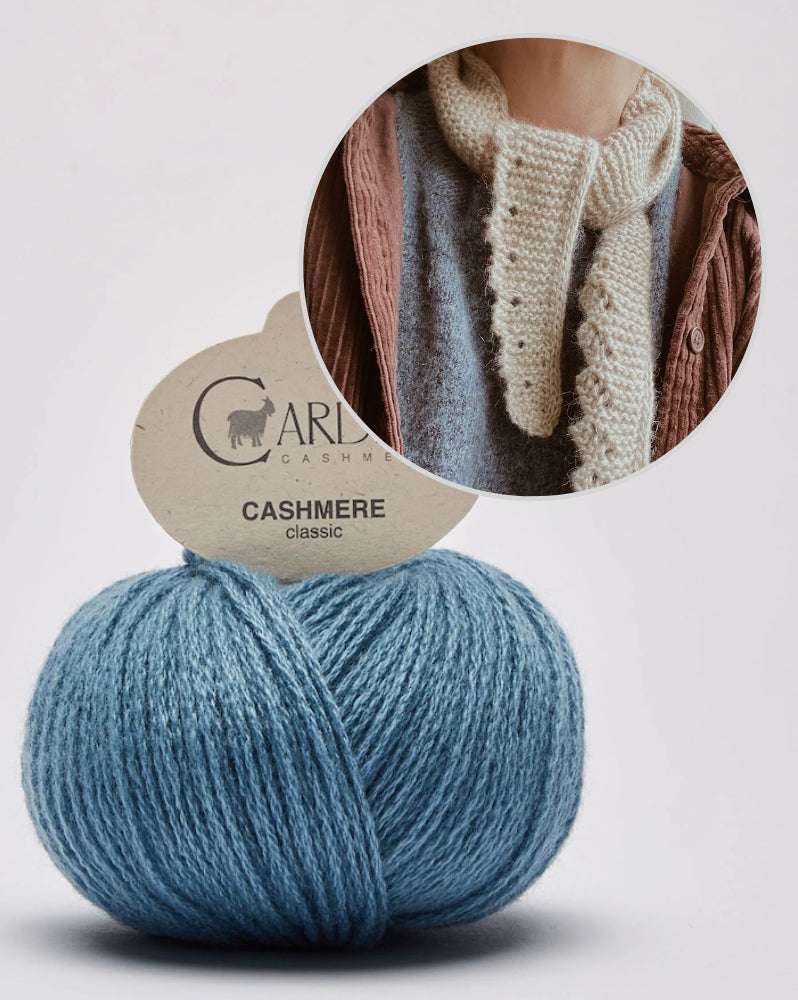 Nova Scarf von Rikke Ørum mit Classic Cashmere von Cardiff 11