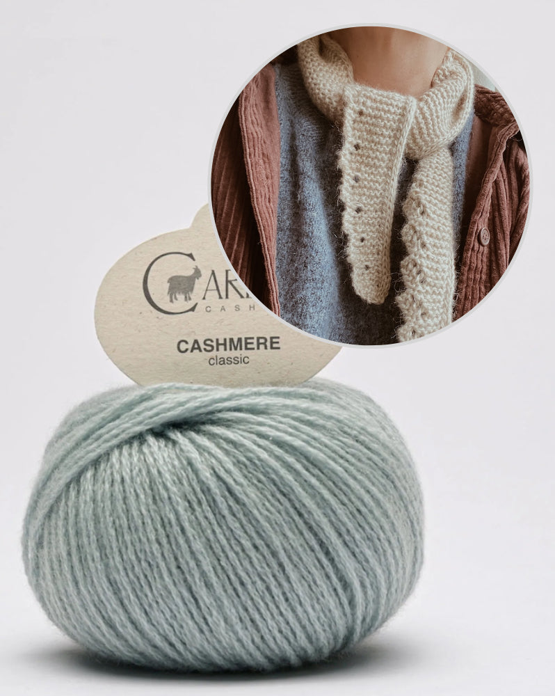 Nova Scarf von Rikke Ørum mit Classic Cashmere von Cardiff 14