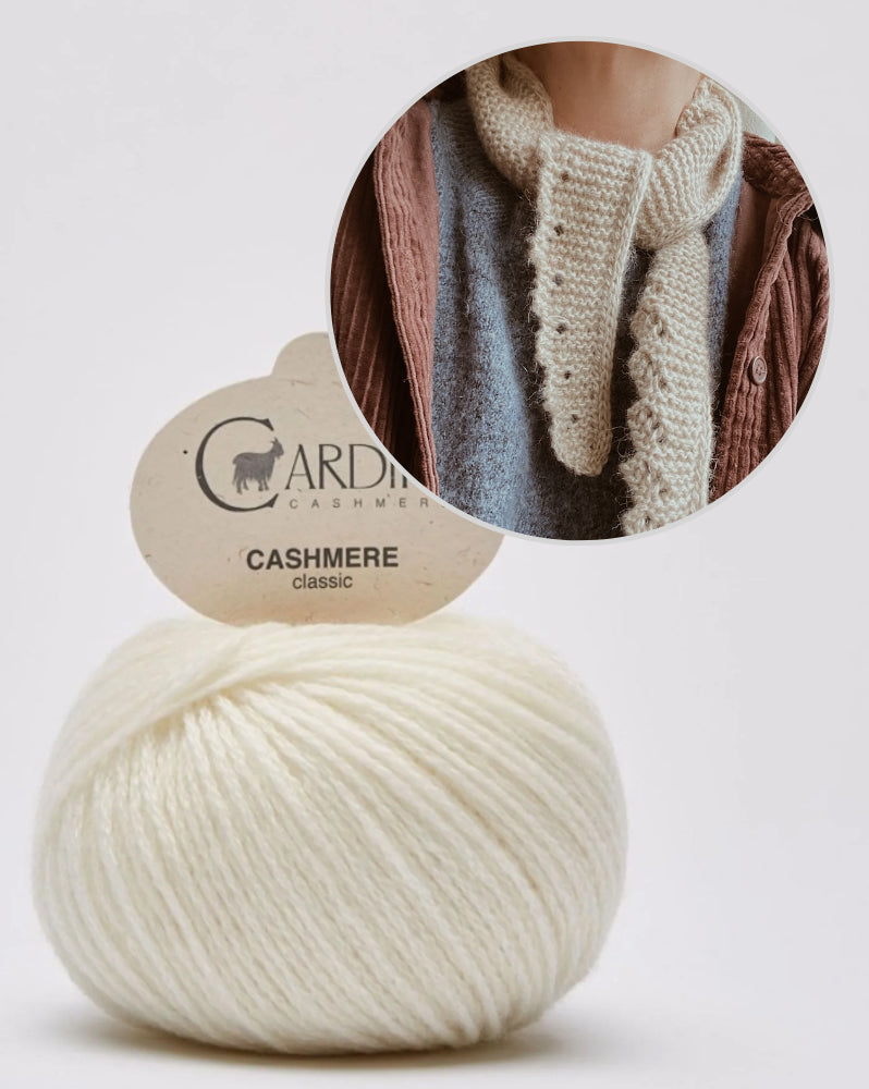 Nova Scarf von Rikke Ørum mit Classic Cashmere von Cardiff 7