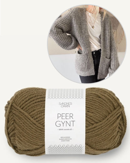 PetiteKnit November Jacket mit Peer Gynt von Sandnes Garn 21