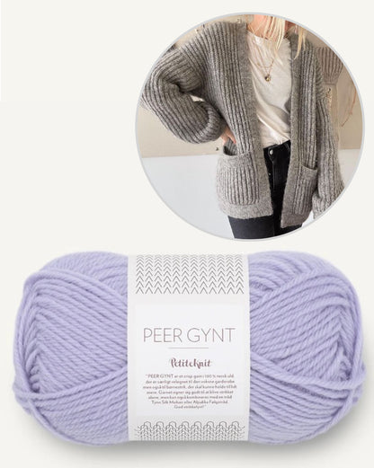 PetiteKnit November Jacket mit Peer Gynt von Sandnes Garn 17