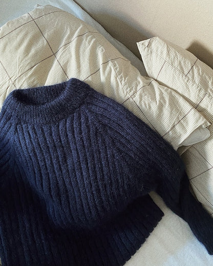 Novemberknits Eira Sweater mit Sunday und Tynn Silk Mohair von Sandnes Garn 4