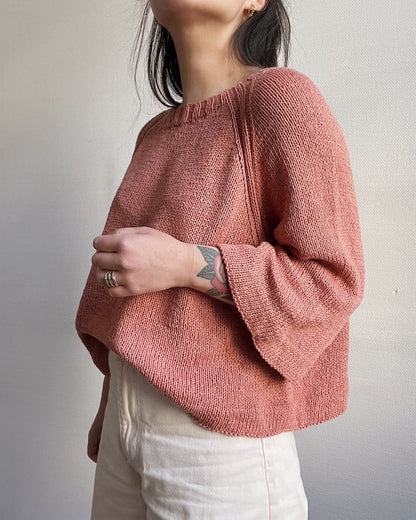 Joo Summer Sweater von Novemberknits mit Line von Sandnes Garn 1