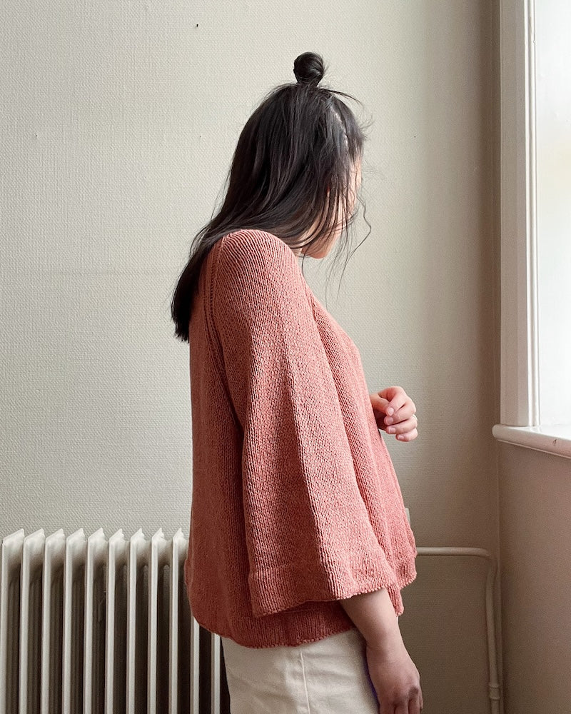 Joo Summer Sweater von Novemberknits mit Line von Sandnes Garn 3