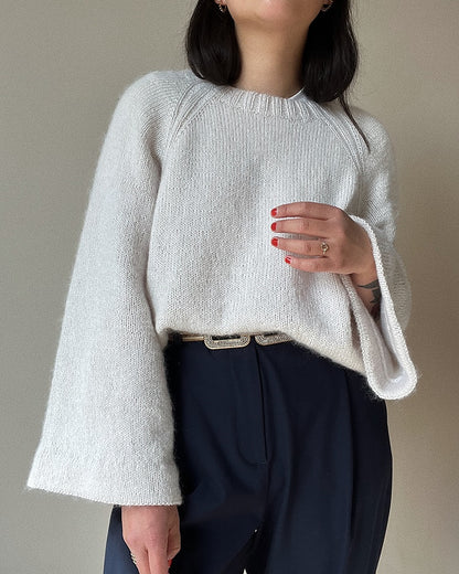 Joo Sweater von Novemberknits mit Sunday und Tynn Silk Mohair von Sandnes Garn 5