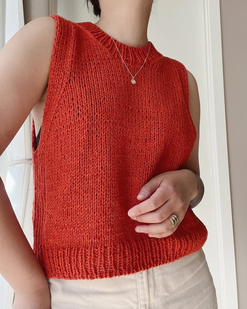 Novemberknits Montpellier Top mit Tykk Line von Sandnes Garn 1