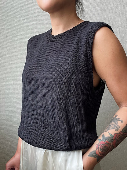 Montpellier Top light von Novemberknits mit Line von Sandnes Garn 2