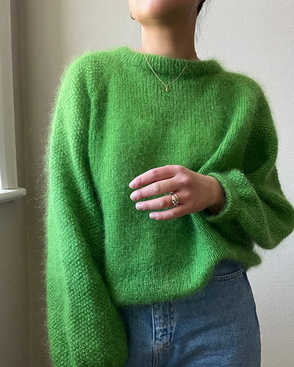 Shine Sweater von novemberknits mit Tynn Silk Mohair von Sandnes Garn 3