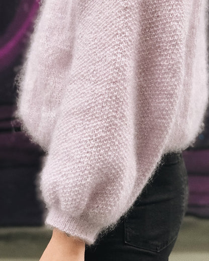 Shine Sweater von novemberknits mit Tynn Silk Mohair von Sandnes Garn 5