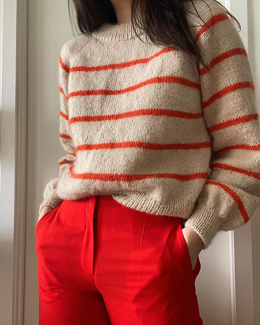 Novemberknits Sunde Sweater mit Sunday und Tynn Silk Mohair von Sandnes Garn 1