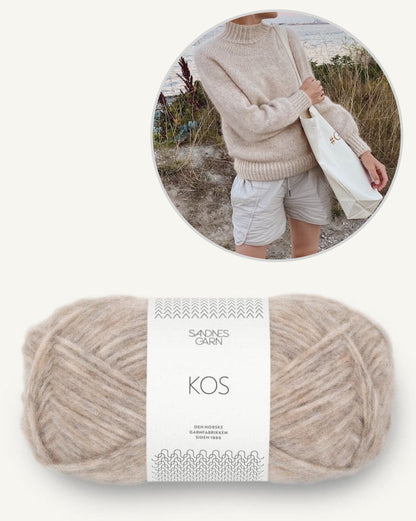 PetiteKnit Novice Sweater mit Kos von Sandnes Garn 6