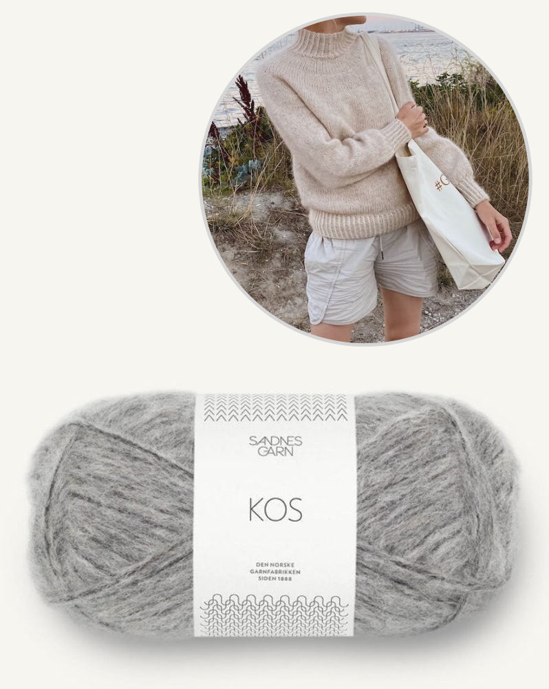 PetiteKnit Novice Sweater mit Kos von Sandnes Garn 8