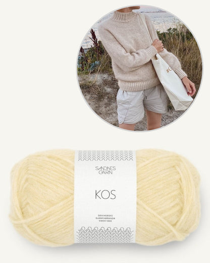 PetiteKnit Novice Sweater mit Kos von Sandnes Garn 15