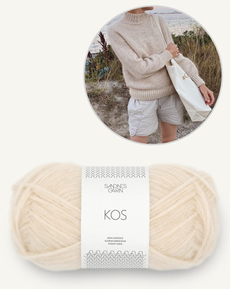 PetiteKnit Novice Sweater mit Kos von Sandnes Garn 7