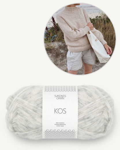 PetiteKnit Novice Sweater mit Kos von Sandnes Garn 14