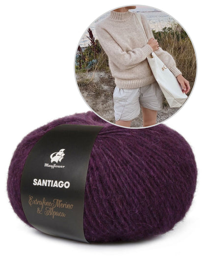 PetiteKnit Novice Sweater mit Santiago von Mayflower Denmark 7