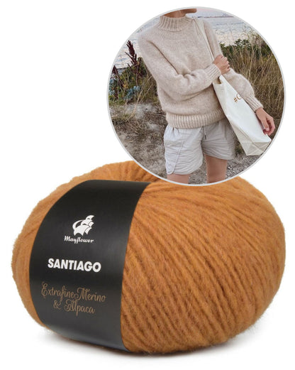 PetiteKnit Novice Sweater mit Santiago von Mayflower Denmark 6