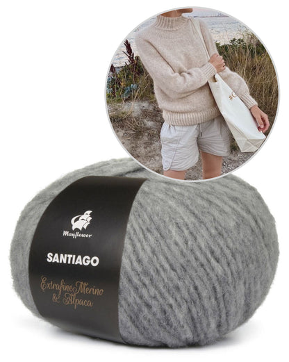 PetiteKnit Novice Sweater mit Santiago von Mayflower Denmark 9