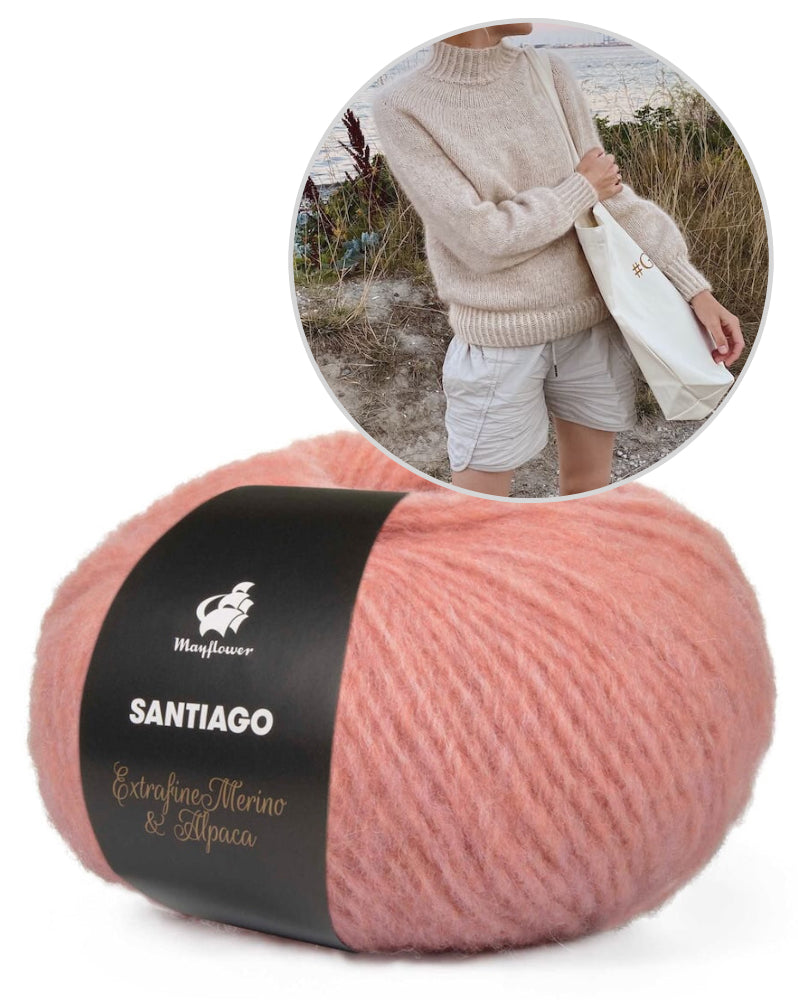 PetiteKnit Novice Sweater mit Santiago von Mayflower Denmark 5