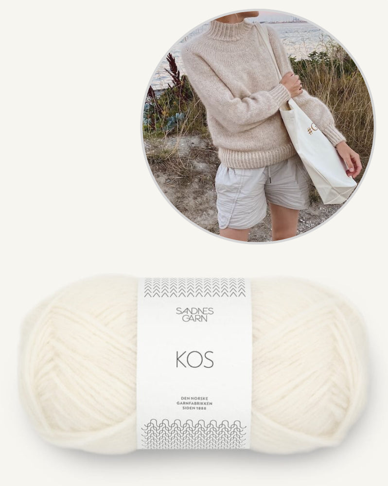 PetiteKnit Novice Sweater mit Kos von Sandnes Garn 12