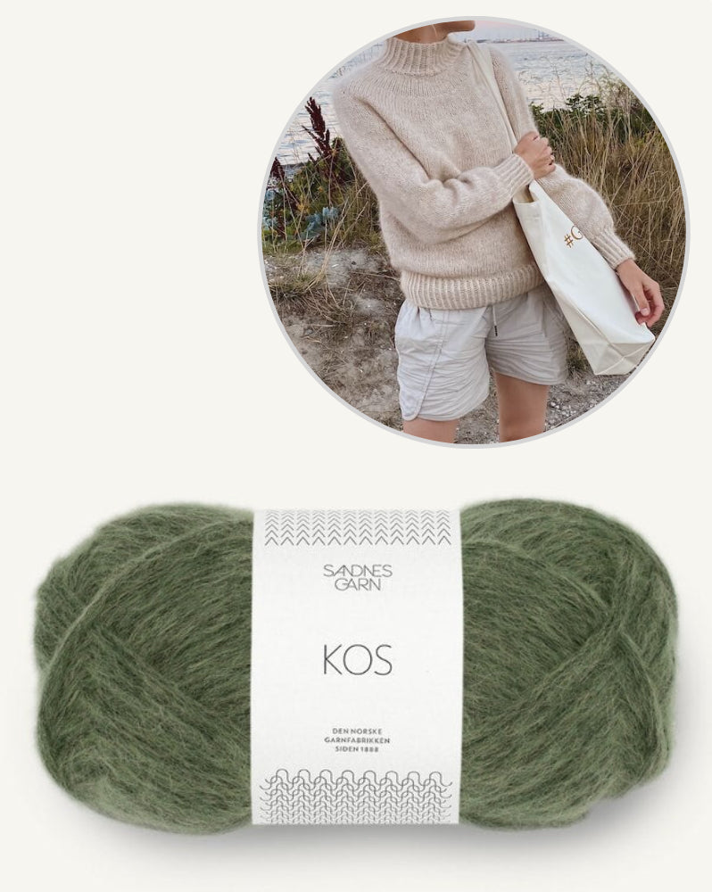 PetiteKnit Novice Sweater mit Kos von Sandnes Garn 11