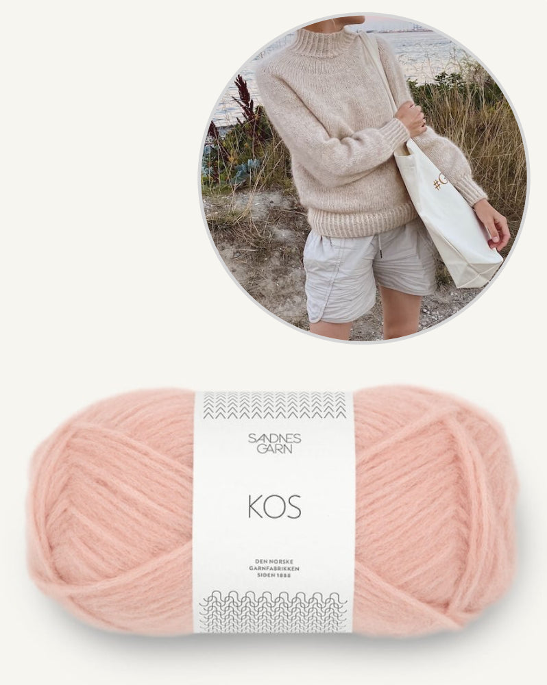 PetiteKnit Novice Sweater mit Kos von Sandnes Garn 10