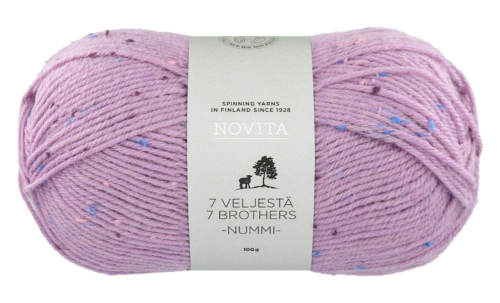 Novita 7 Brothers Nummi Tweedgarn für dicke Socken, Farbe 951