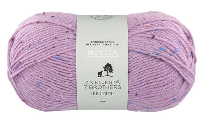 Novita 7 Brothers Nummi Tweedgarn für dicke Socken, Farbe 951