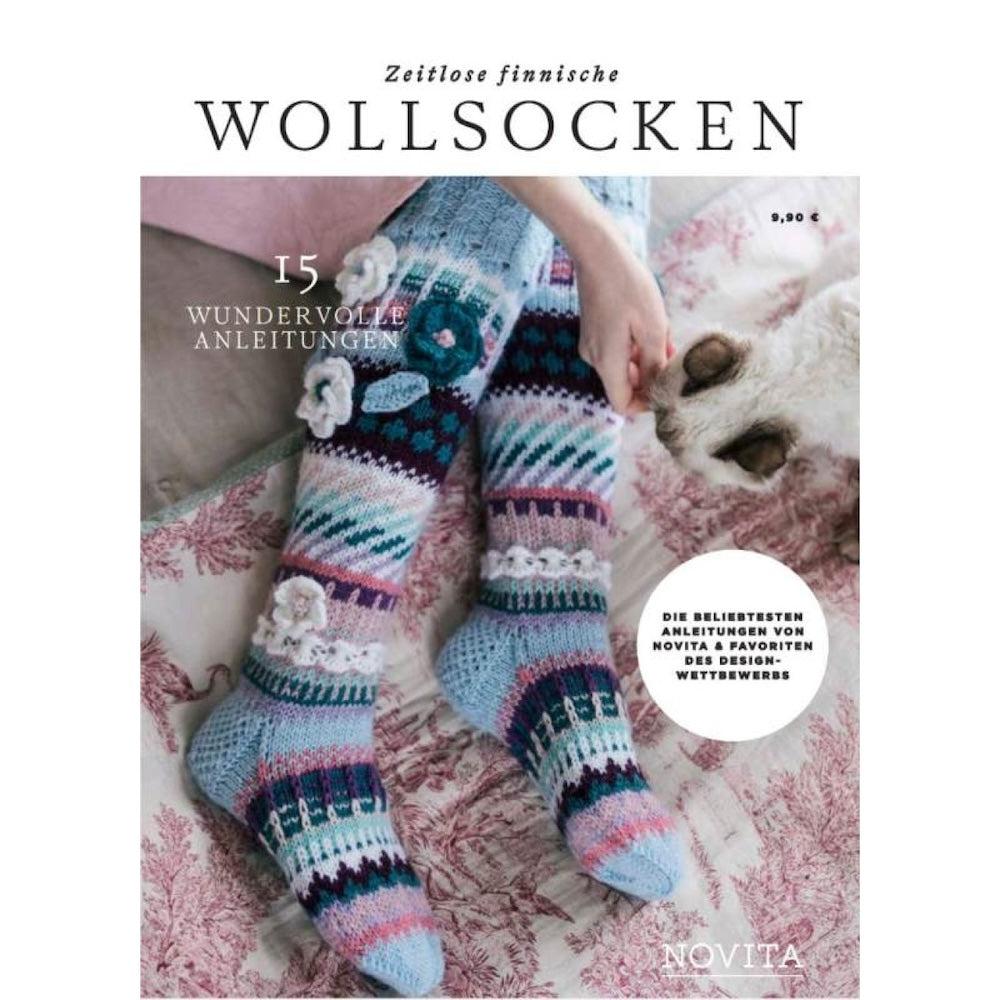 Novita Magazin Wollsocken mit 15 Anleitungen auf deutsch, Titel