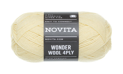 Novita Wonder Wool 4-ply Farbe meringue 205