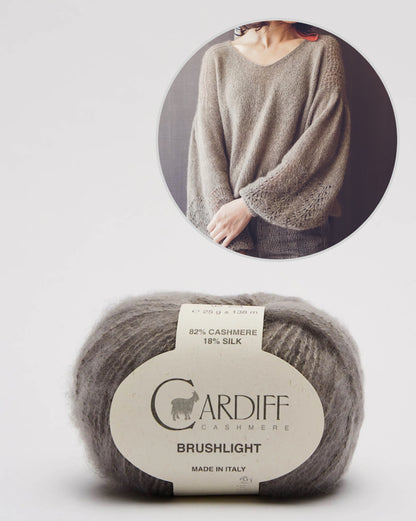 Ola Sweater von Irene Lin mit Brushlight von Cardiff Cashmere 13