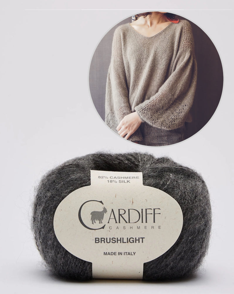 Ola Sweater von Irene Lin mit Brushlight von Cardiff Cashmere 15