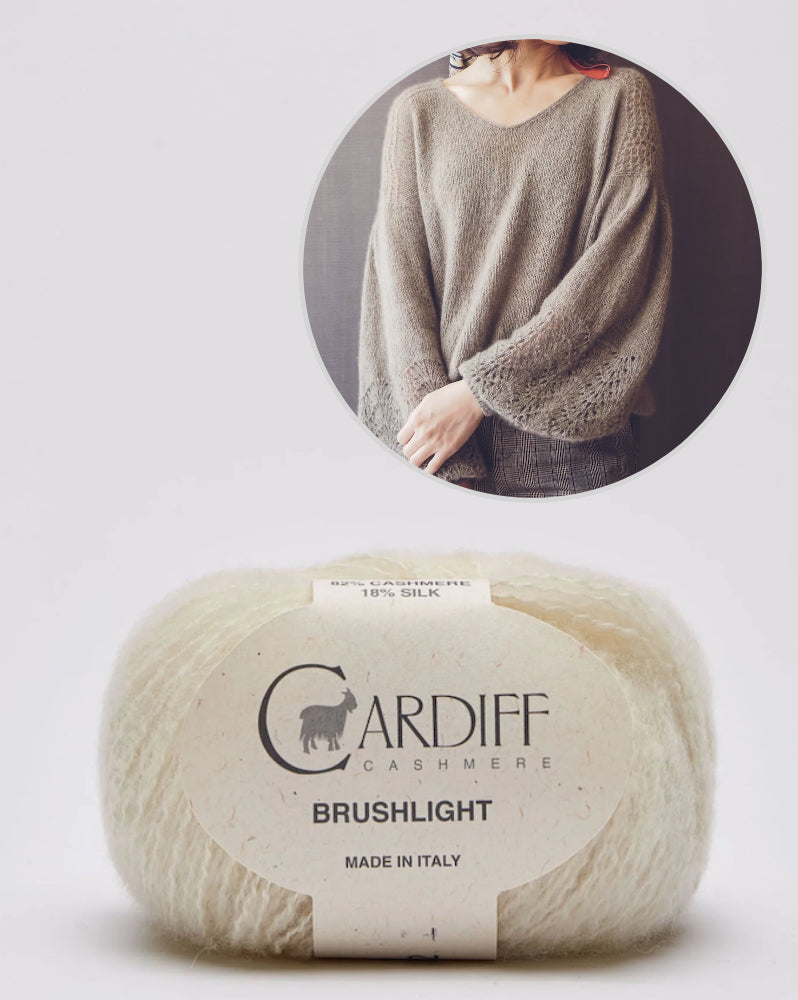 Ola Sweater von Irene Lin mit Brushlight von Cardiff Cashmere 14