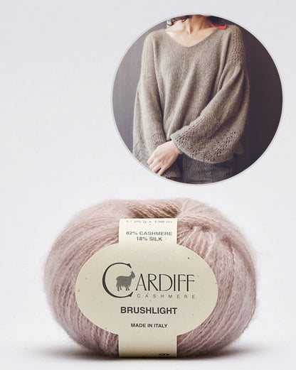 Ola Sweater von Irene Lin mit Brushlight von Cardiff Cashmere 16