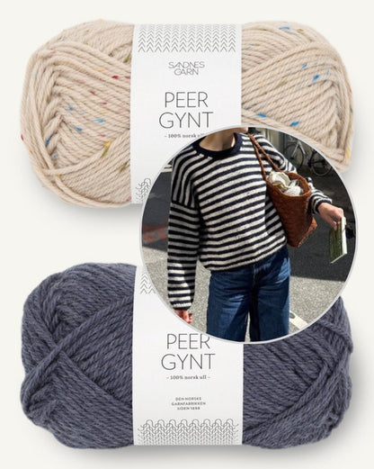 Petiteknit Olga Sweater mit Peer Gynt von Sandnes Garn 10