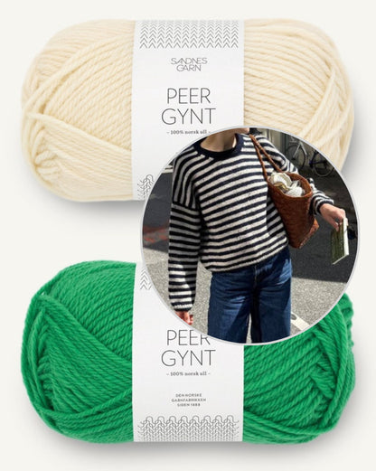 Petiteknit Olga Sweater mit Peer Gynt von Sandnes Garn 11