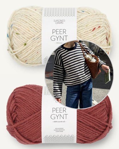 Petiteknit Olga Sweater mit Peer Gynt von Sandnes Garn 12