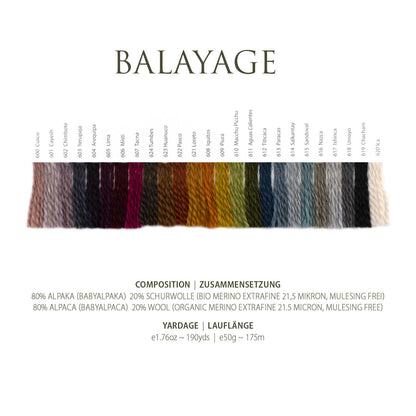 Pascuali Farbkarten Balayage