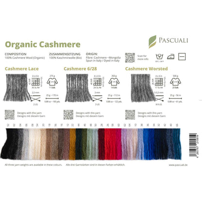 Pascuali Farbkarten Cashmere