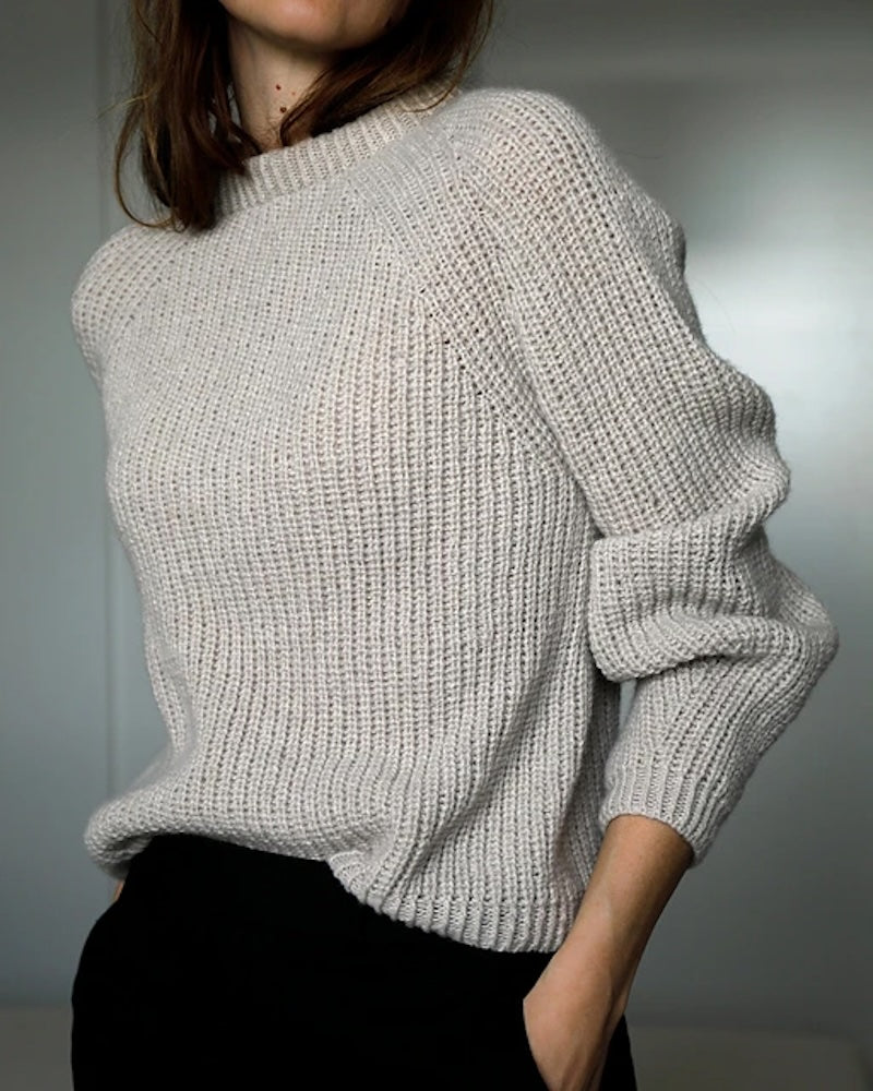 Paula-m Coming Soon Sweater mit Tynn Merinoull von Sandnes Garn 10