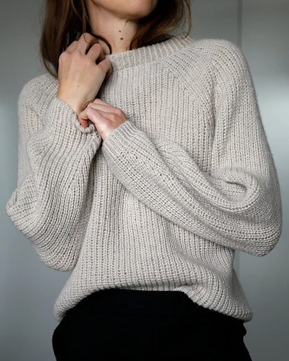 Paula-m Coming Soon Sweater mit Tynn Merinoull von Sandnes Garn 9