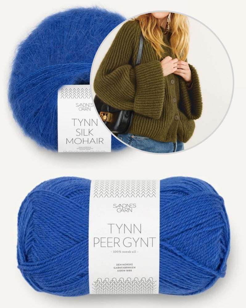 Penny Cardigan aus der Sandnes Kollektion 2409 mit Tynn Peer Gynt und Tynn Silk Mohair 9