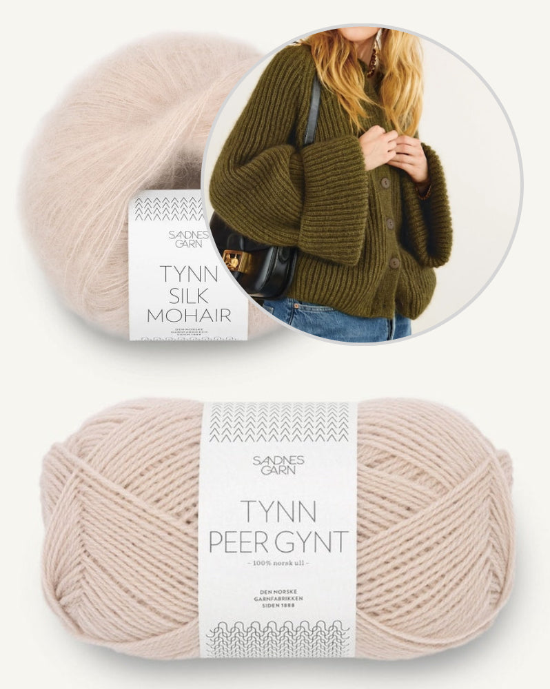 Penny Cardigan aus der Sandnes Kollektion 2409 mit Tynn Peer Gynt und Tynn Silk Mohair 6