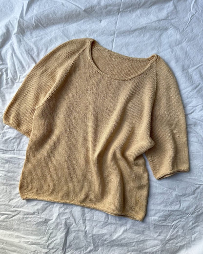 PetiteKnit Kumulus Tee O-neck mit Tynn Line von Sandnes Garn 3