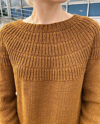 PetiteKnit, Ankers Pullover, camel 4