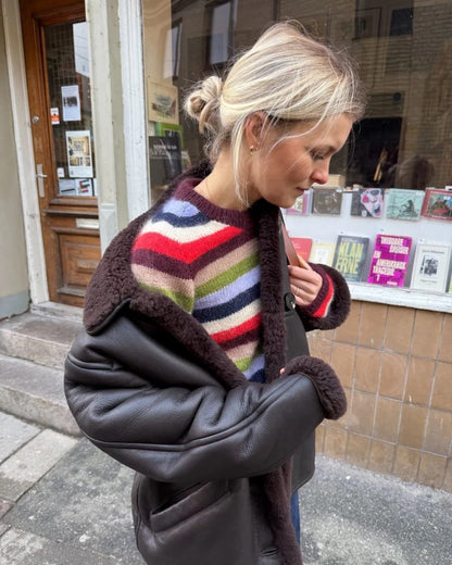 PetiteKnit Aros Sweater mit Sunday und Tynn Silk Mohair von Sandnes Garn 5