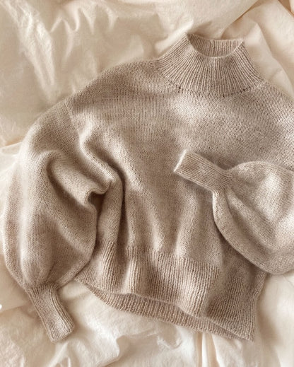 PetiteKnit Ballonpullover aus Sunday mit Tynn Silk Mohair von Sandnes Garn 4