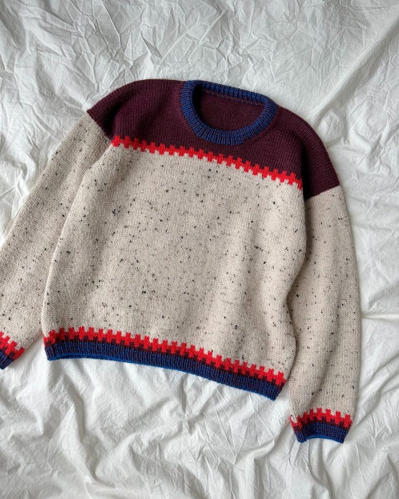 Cross Sweater von PetiteKnit mit Peer Gynt von Sandnes Garn 4