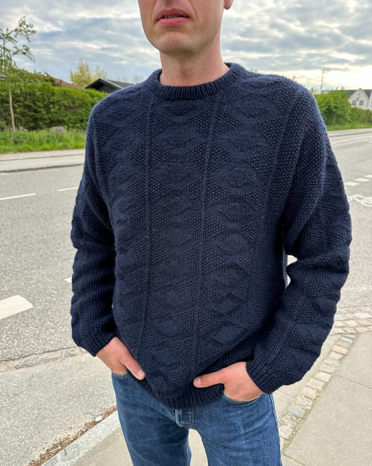 Esther Sweater Man mit Peer Gynt von Sandnes Garn 1